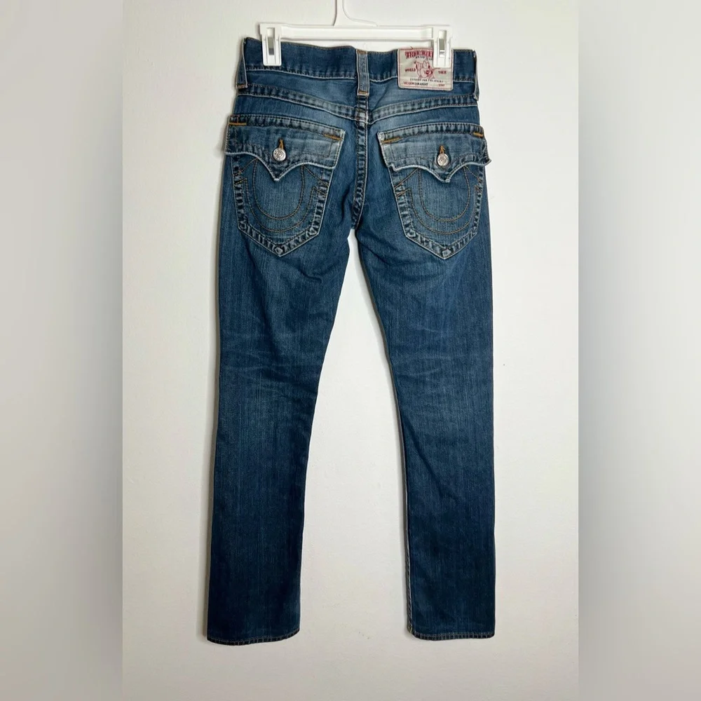 True Religion Men’s Size 28 Sección  Straight Denim Blue Jeans